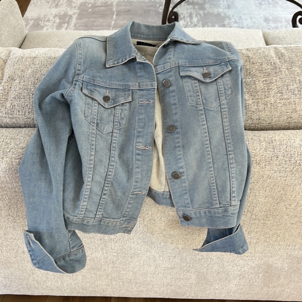 Theory. Light Denim Jean Jacket.  S